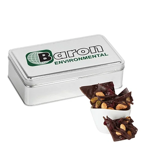 Gourmet Chocolate Bark Rectangle Gift Tins — view 30