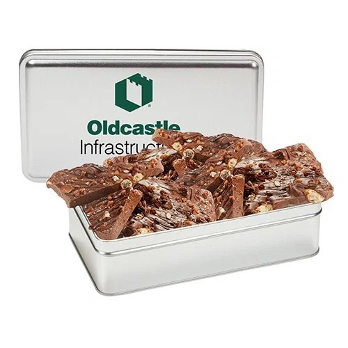 Gourmet Chocolate Bark Rectangle Gift Tins — view 32