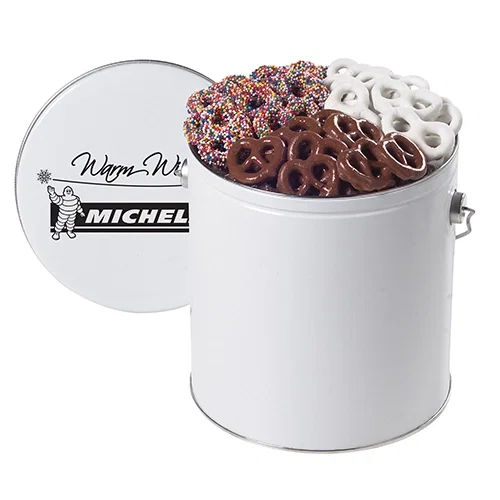 Gourmet Chocolate Pretzel Variety Tin — view 4