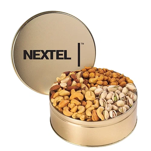 Gourmet Four-Way Assorted Nut Tin — view 9