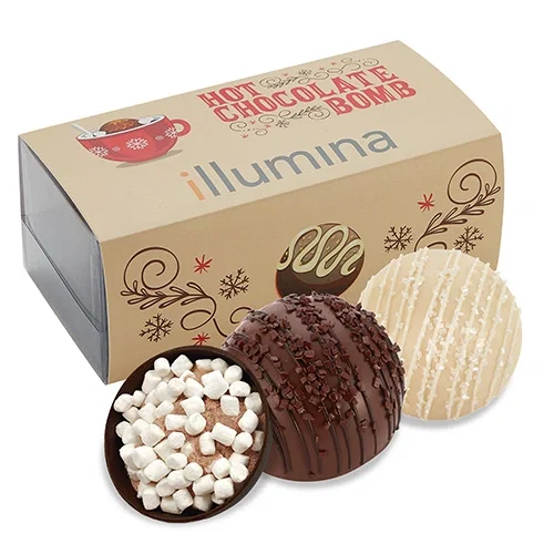 Gourmet Hot Chocolate Bombs Duo with Sleeve — view 2