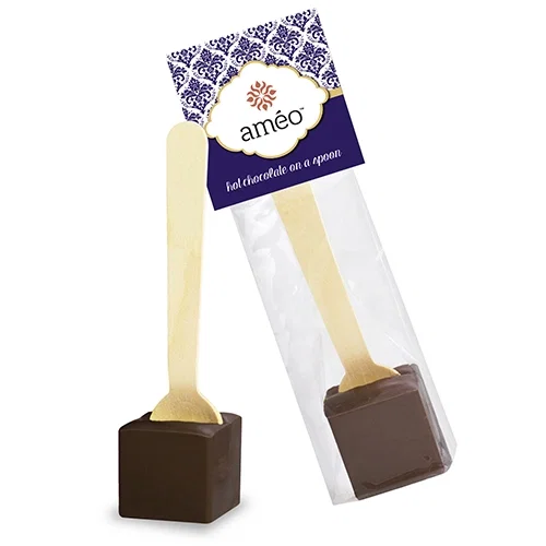 Gourmet Hot Chocolate Spoon in Header Bag — view 2