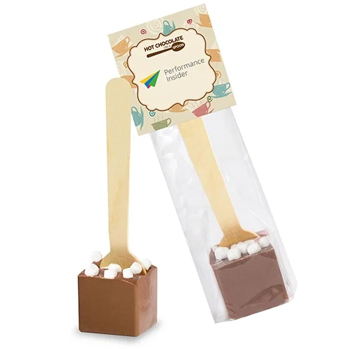 Gourmet Hot Chocolate Spoon in Header Bag — view 3