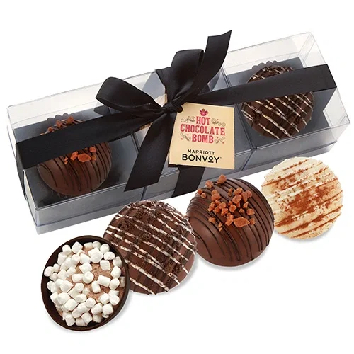 Gourmet Hot Cocoa Bombs Trio with Hang Tag — view 3