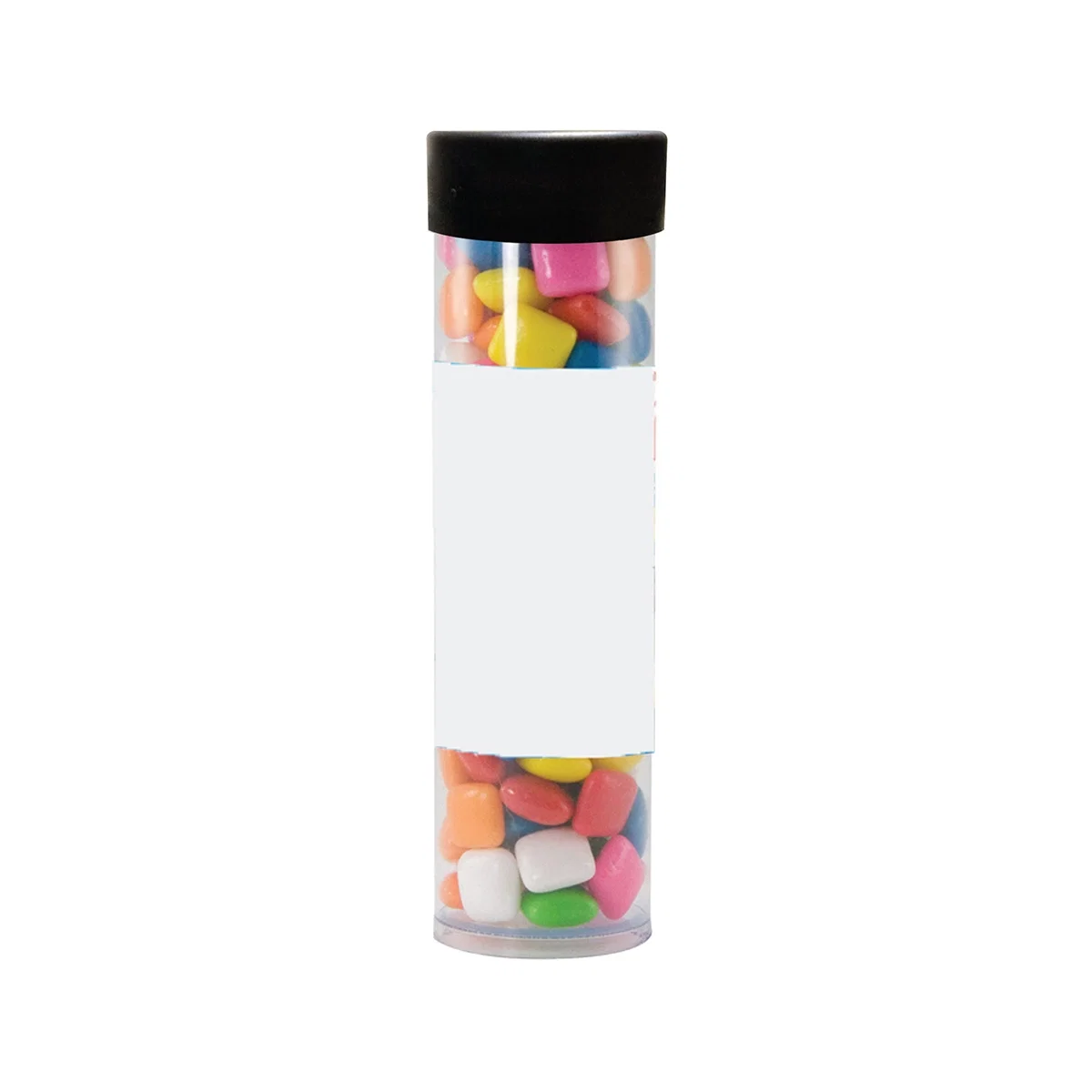 Candy option shown inside the see through packaging