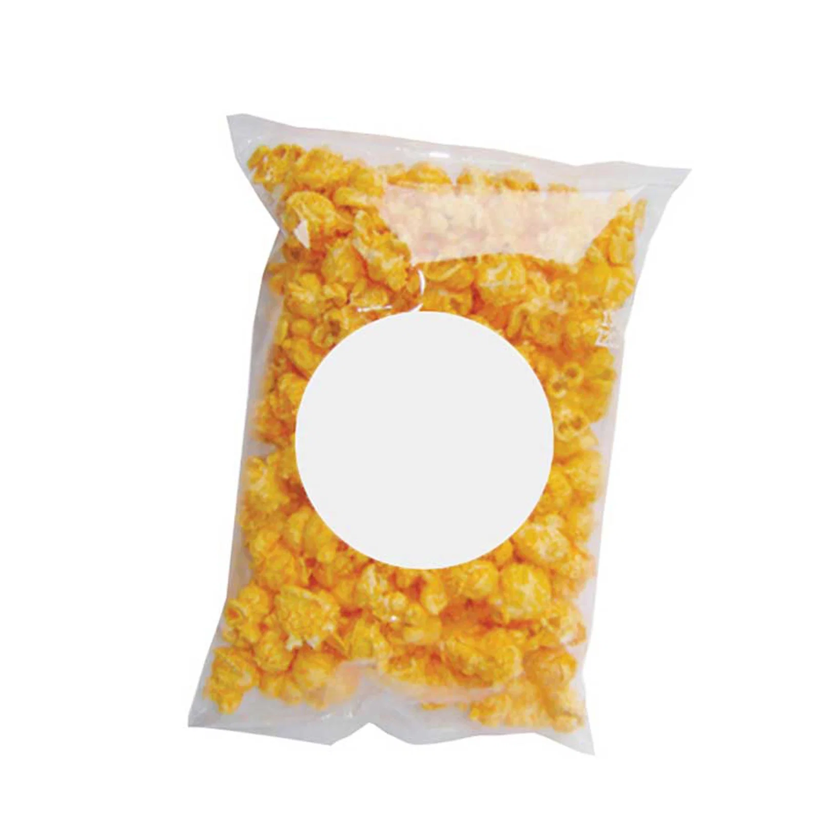Side gusset showing the two-inch depth of the package