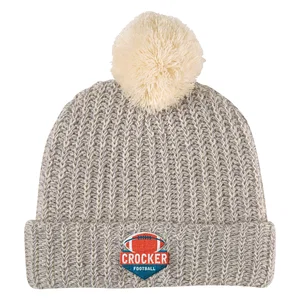 Imprinted Grace Pom Beanie With Cuff