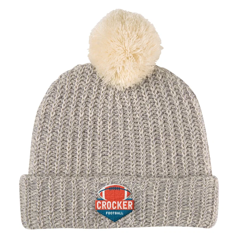 Imprinted Grace Pom Beanie With Cuff