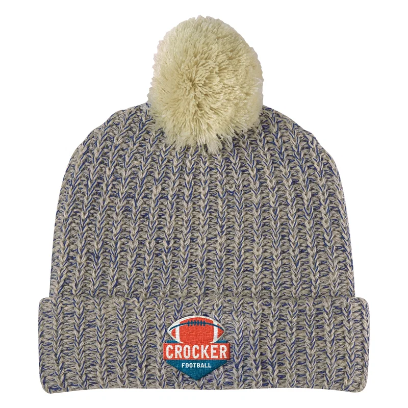 Imprinted Grace Pom Beanie With Cuff — view 4