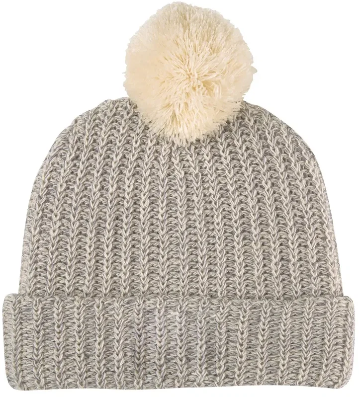 Imprinted Grace Pom Beanie With Cuff — view 6
