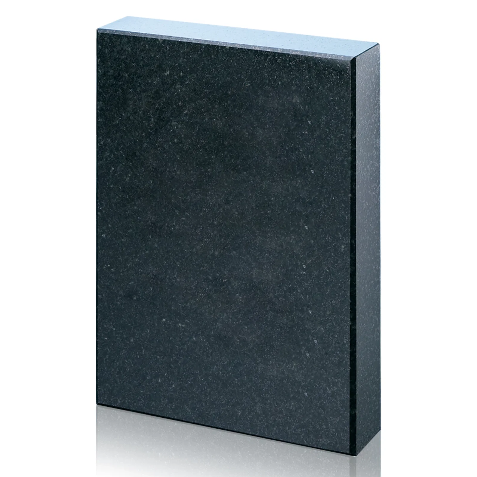 Custom Rectangle Black Granite Paperweight, 4" x 3" x 1", client appreciation gift for corporate award ceremonies
