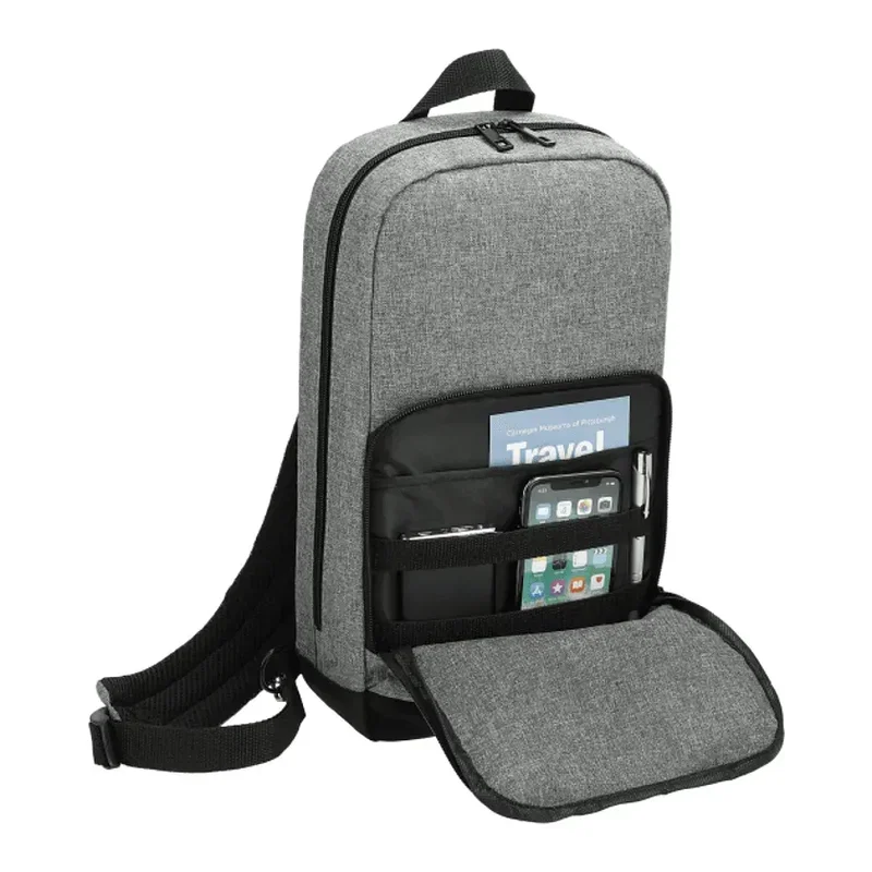 Graphite Deluxe Recycled Sling Backpack — view 3