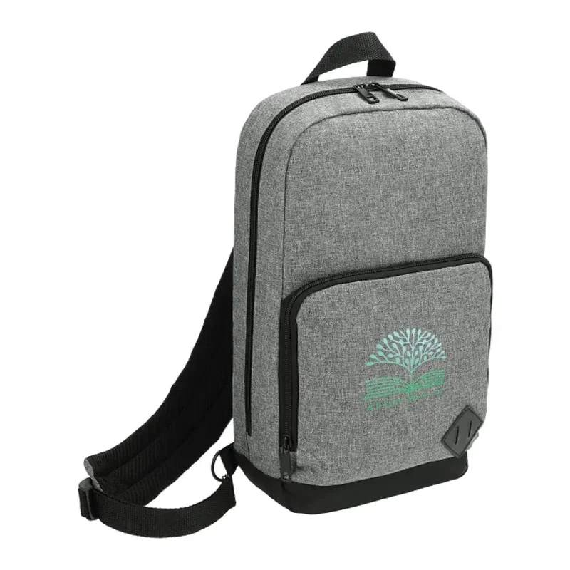 Graphite Deluxe Recycled Sling Backpack — view 8