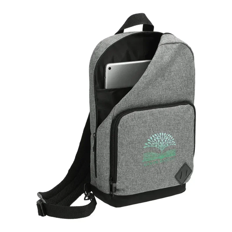 Graphite Deluxe Recycled Sling Backpack — view 9