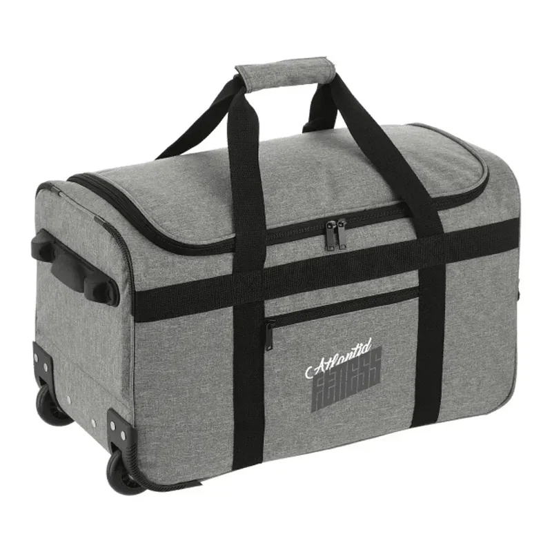 Graphite Recycled Wheeled Duffle Bag — view 10