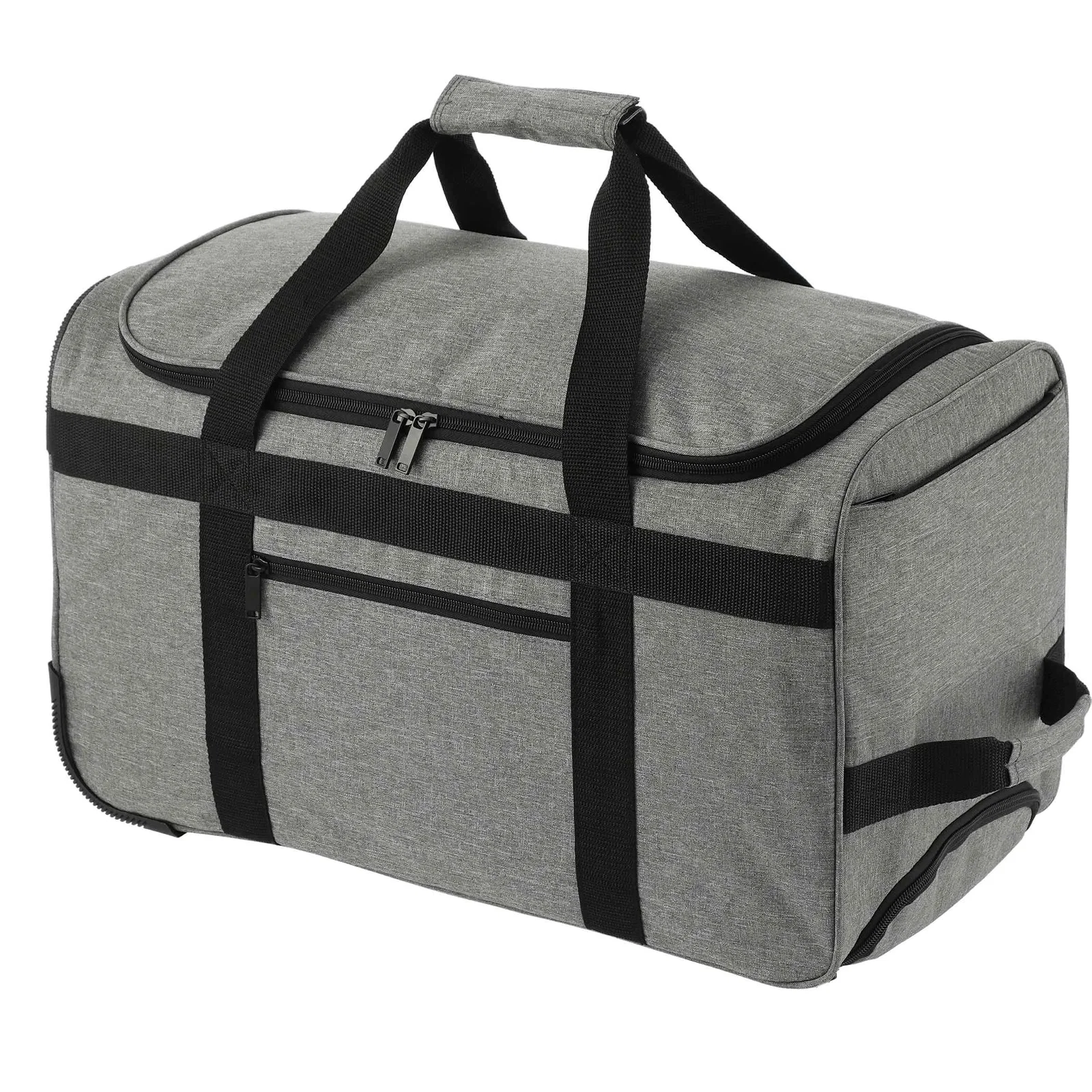 Graphite Recycled Wheeled Duffle Bag — view 13