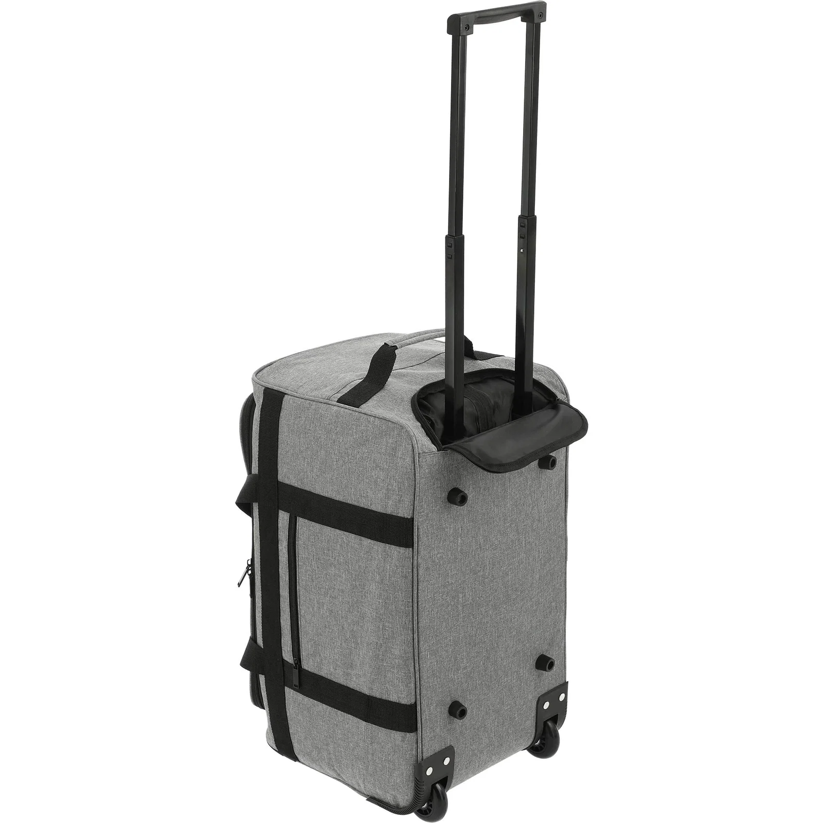 Graphite Recycled Wheeled Duffle Bag — view 14