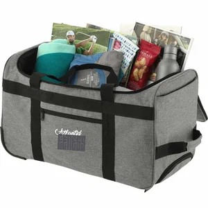 Graphite Recycled Wheeled Duffle Bag