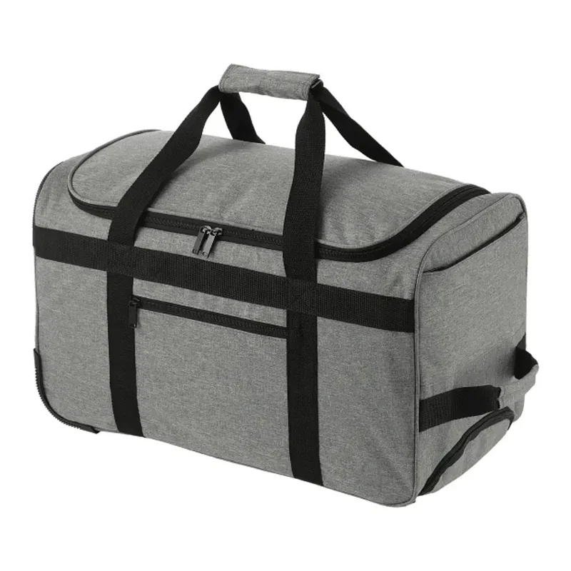 Graphite Recycled Wheeled Duffle Bag — view 3