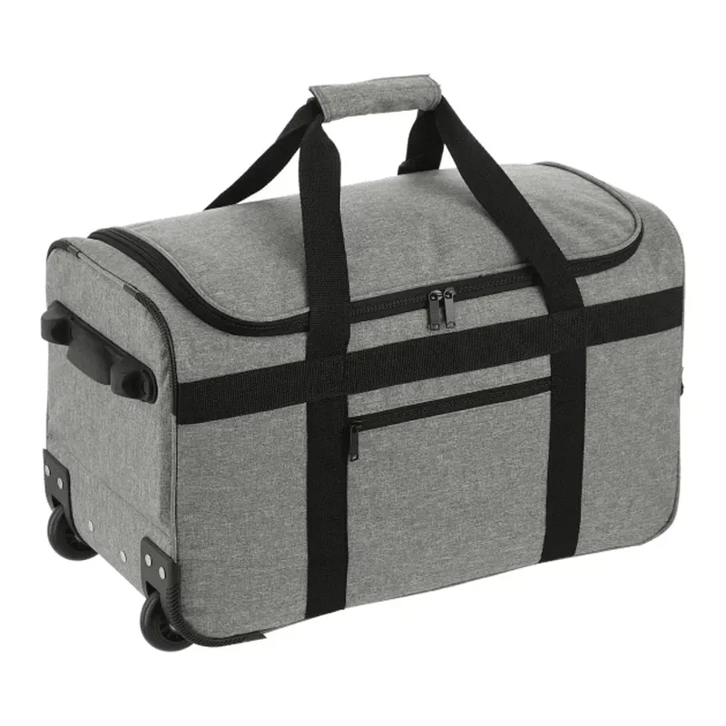 Graphite Recycled Wheeled Duffle Bag — view 6