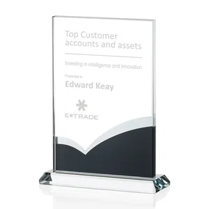 Gray Banded Starfire Crystal Award