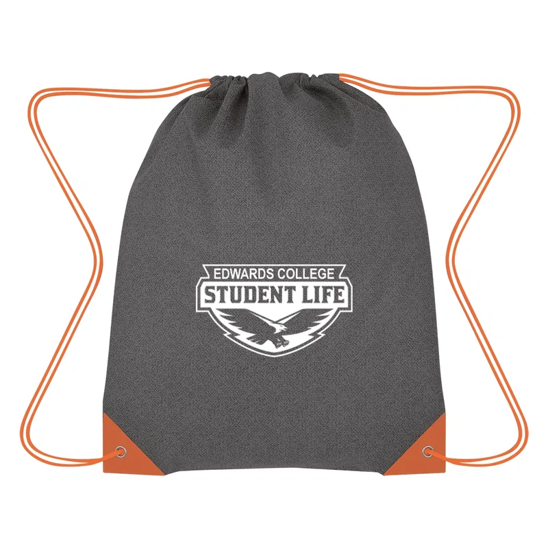 Grayson Non-Woven Drawstring Bag — view 4