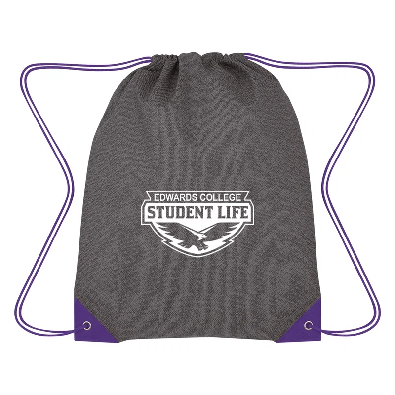 Grayson Non-Woven Drawstring Bag — view 6
