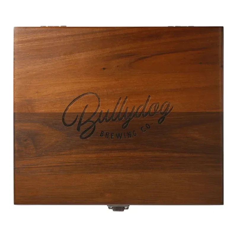 Graze Wood and Metal Wine Set — view 2