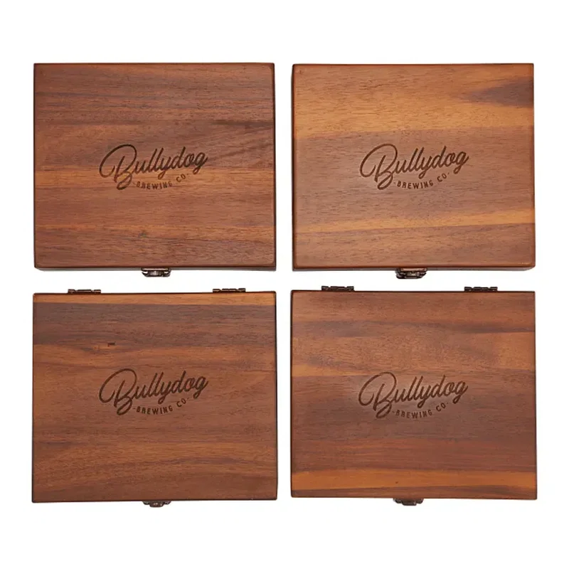 Graze Wood and Metal Wine Set — view 9