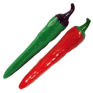 Green Jalapeño & Red Chili Pepper Clicker Pen