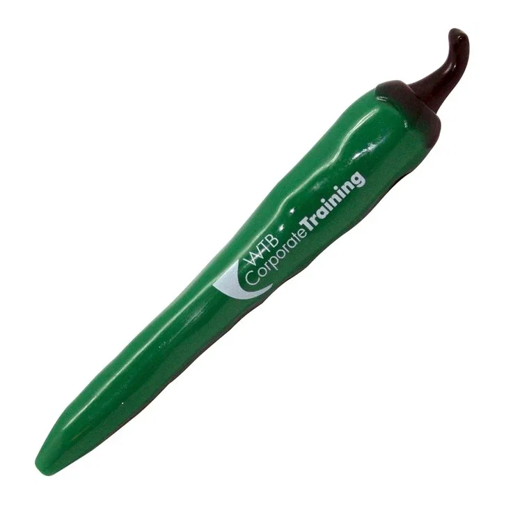 Green Jalapeño & Red Chili Pepper Clicker Pen — view 4