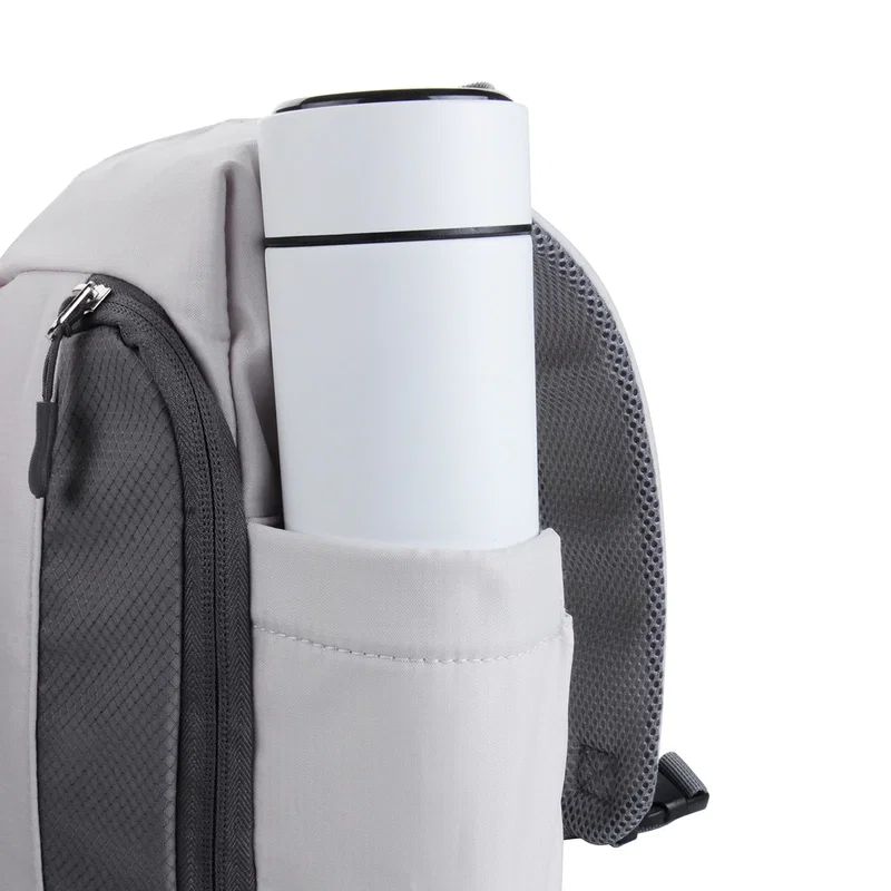 Custom Greyhound Crossbody Bag shown open, interior view