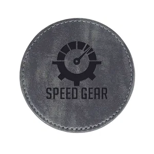 Greyson PU Leather Coasters: Single