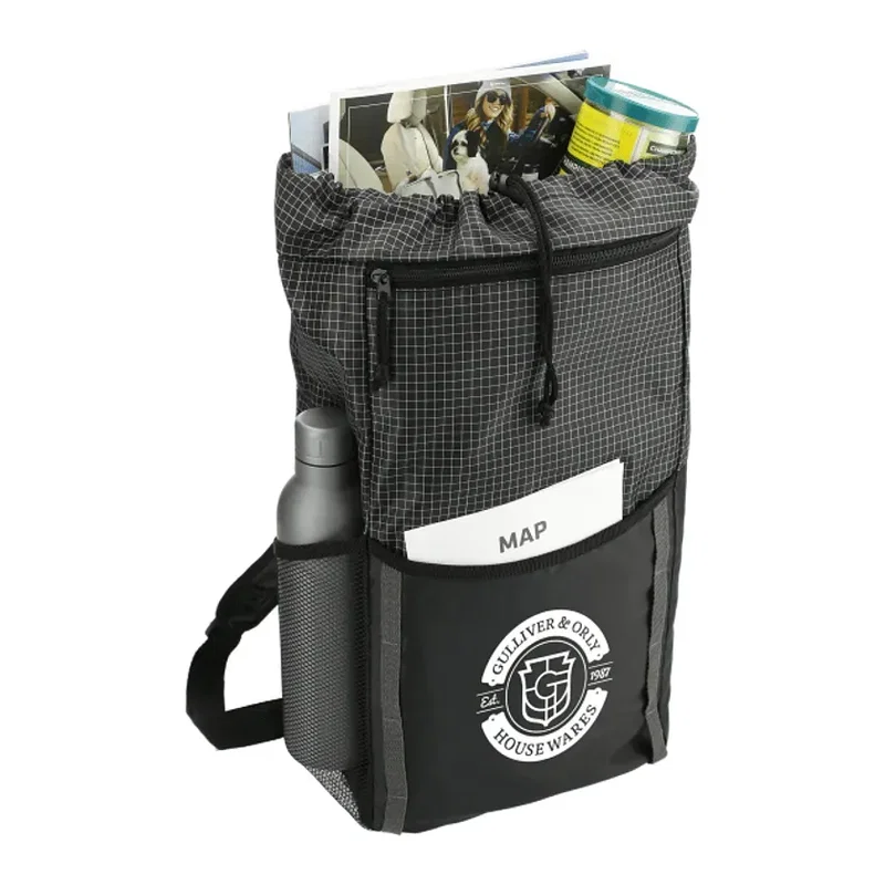 Grid 14L Drawstring Backpack — view 8