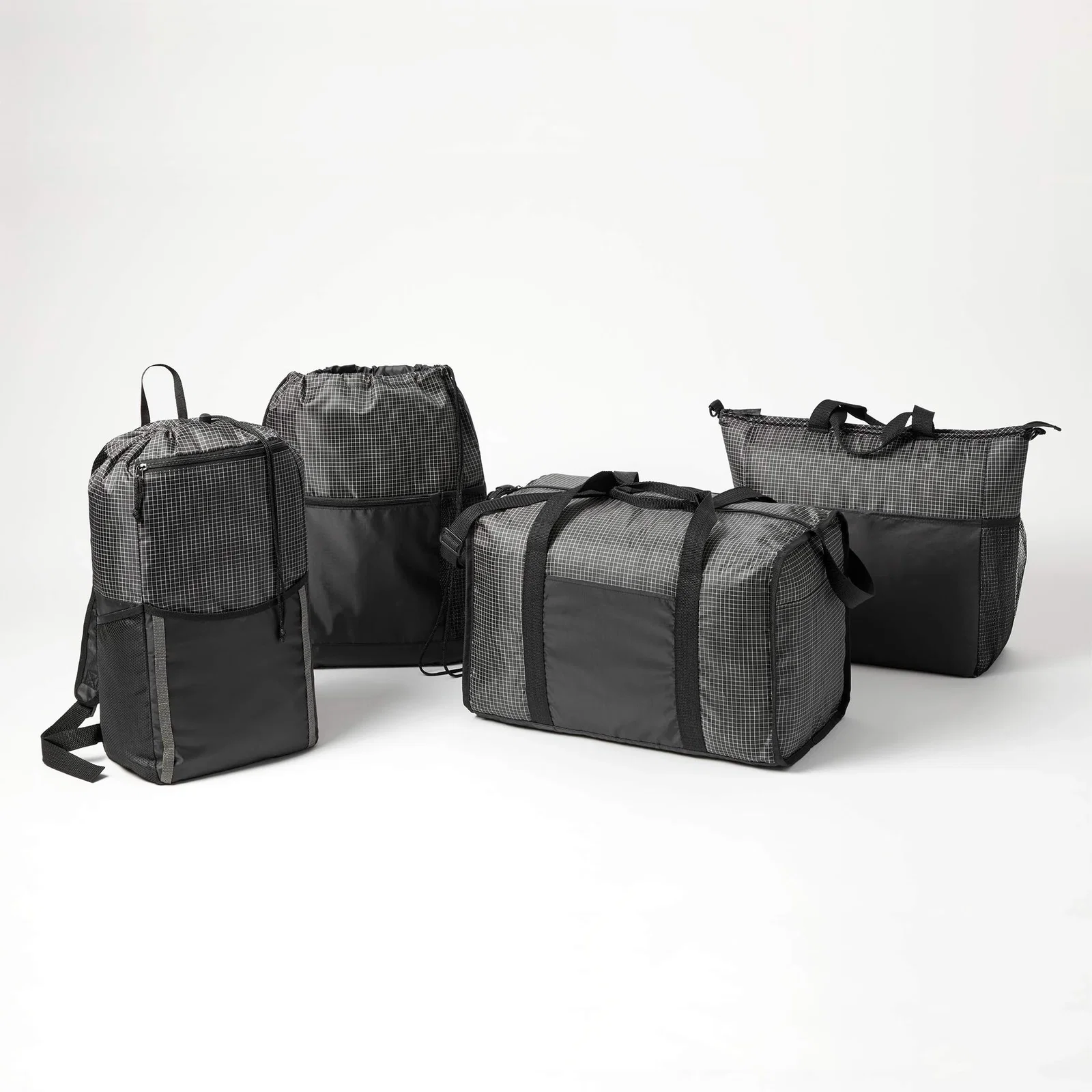 Grid Boxy Duffle Bag — view 11
