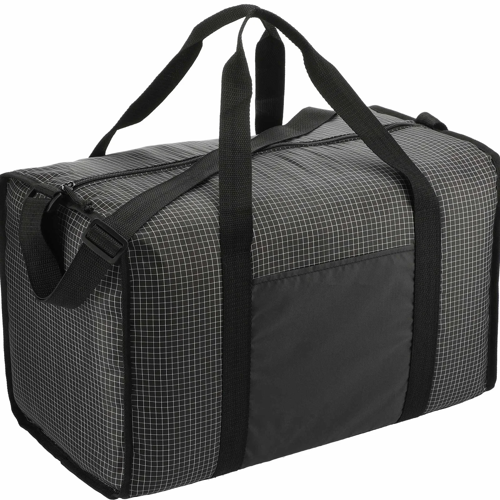 Grid Boxy Duffle Bag — view 12