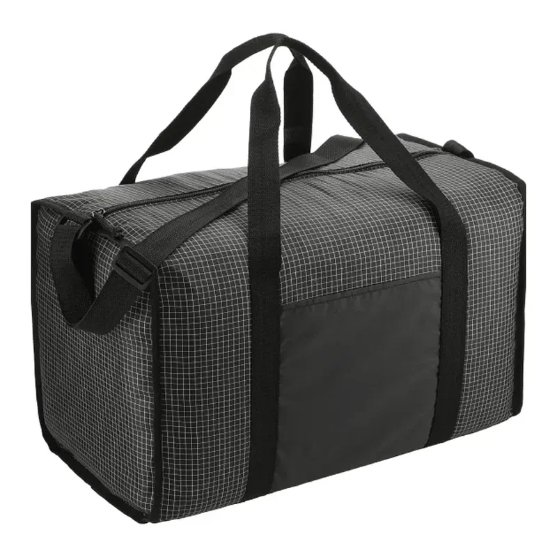 Grid Boxy Duffle Bag — view 4