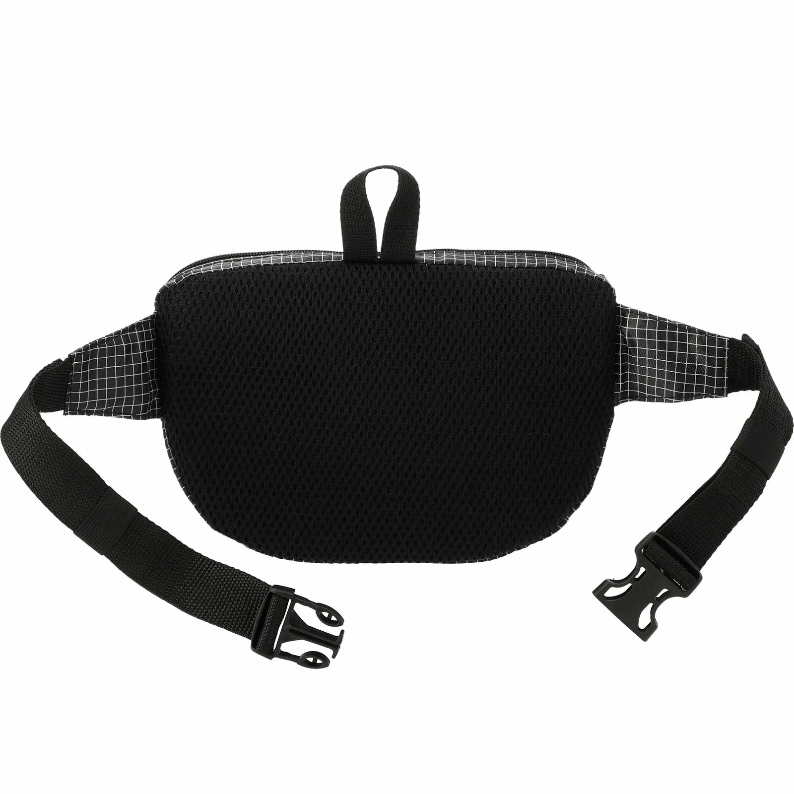 Grid Fanny Pack with Zippered Compartments — view 9