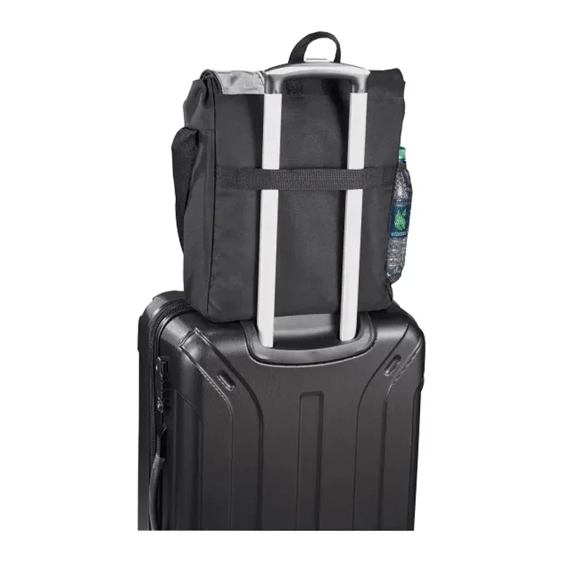 Custom Gridlock Vertical Messenger Bag - Fits 15" Laptop — view 2