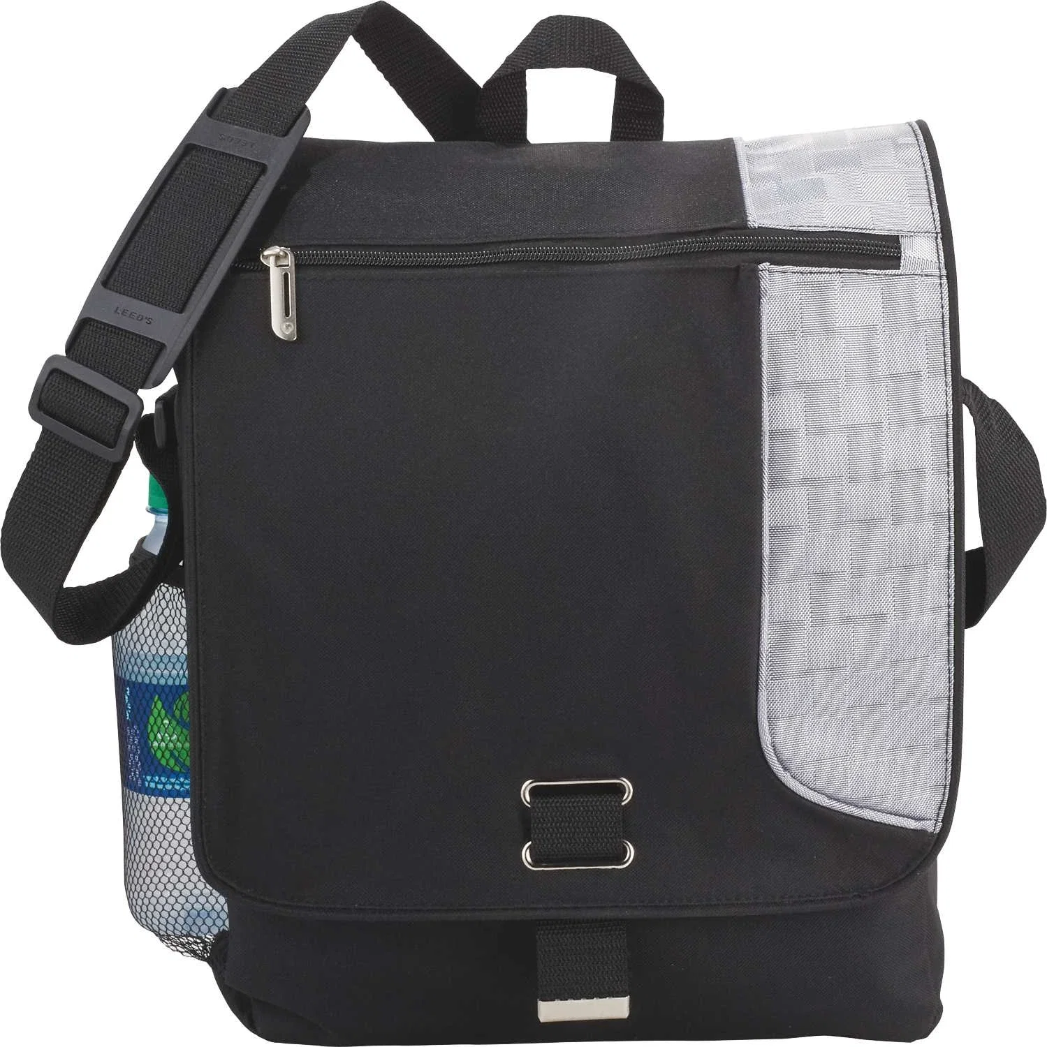 Custom Gridlock Vertical Messenger Bag - Fits 15" Laptop — view 9