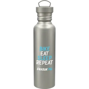 Griffen 25 oz Titanium Sport Bottle with Wide Mouth