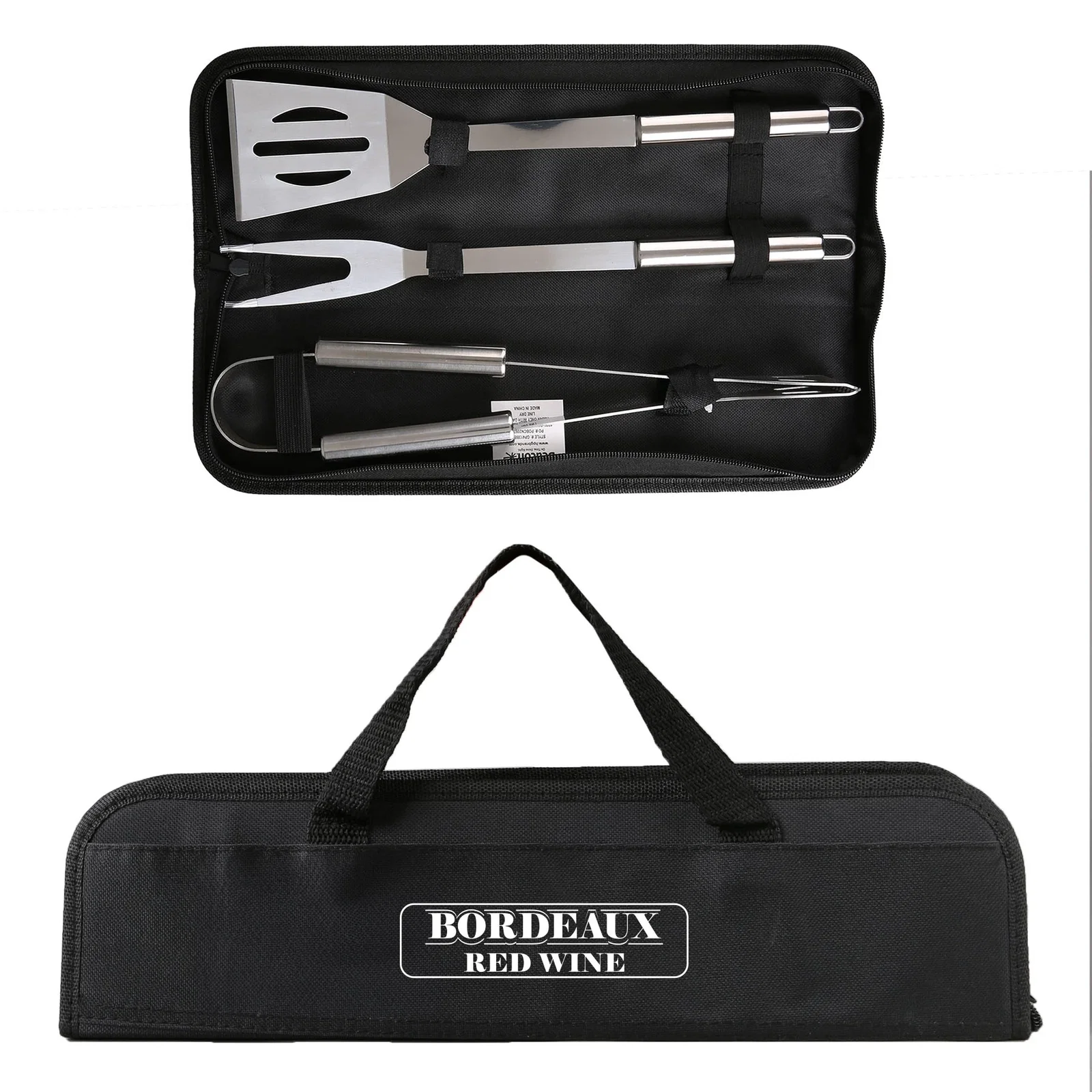 Grill Easy 3 Pc. Stainless BBQ Utensil Set With RPET Case — view 3