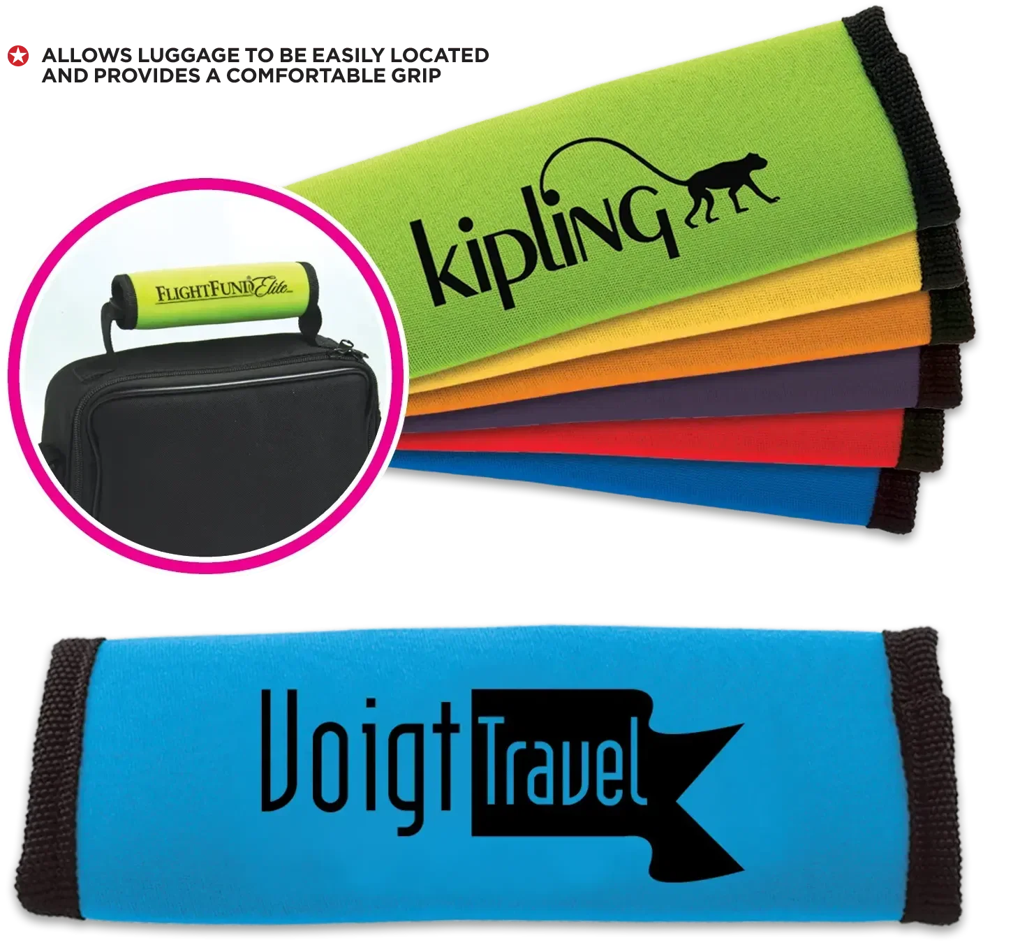 Custom Grip-It™ Luggage Identifier