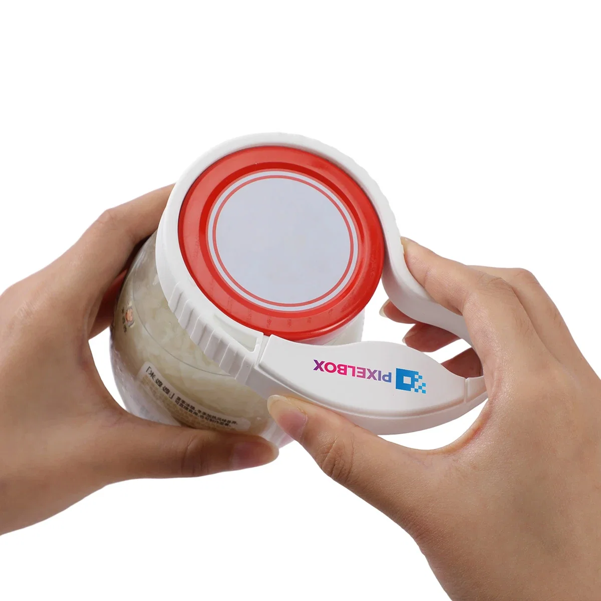 Grip 'N Twist Jar Opener in use