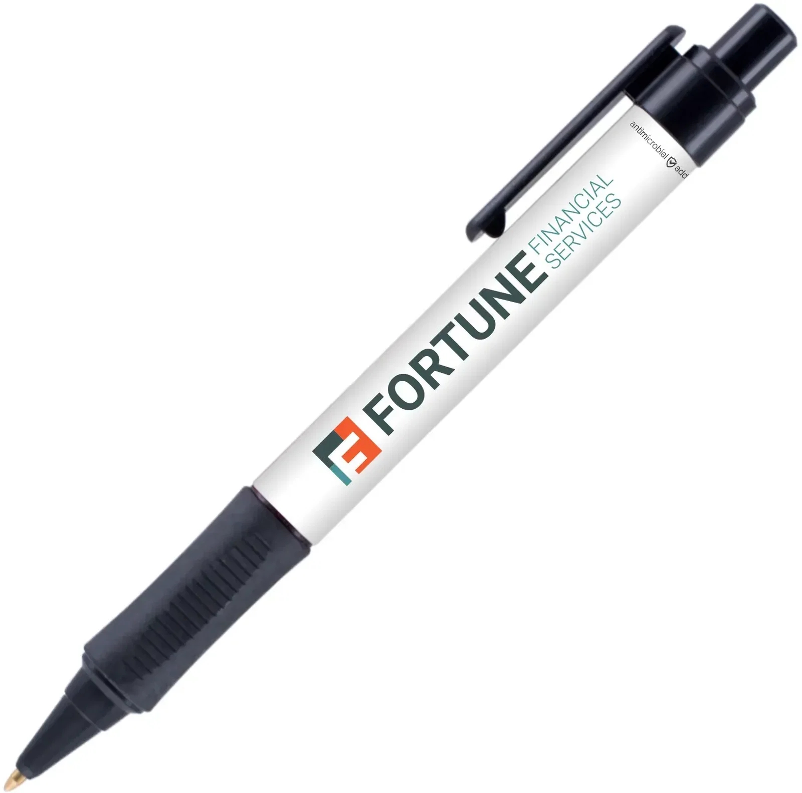Antimicrobial Additive Grip Pen (Black Ink) — view 2