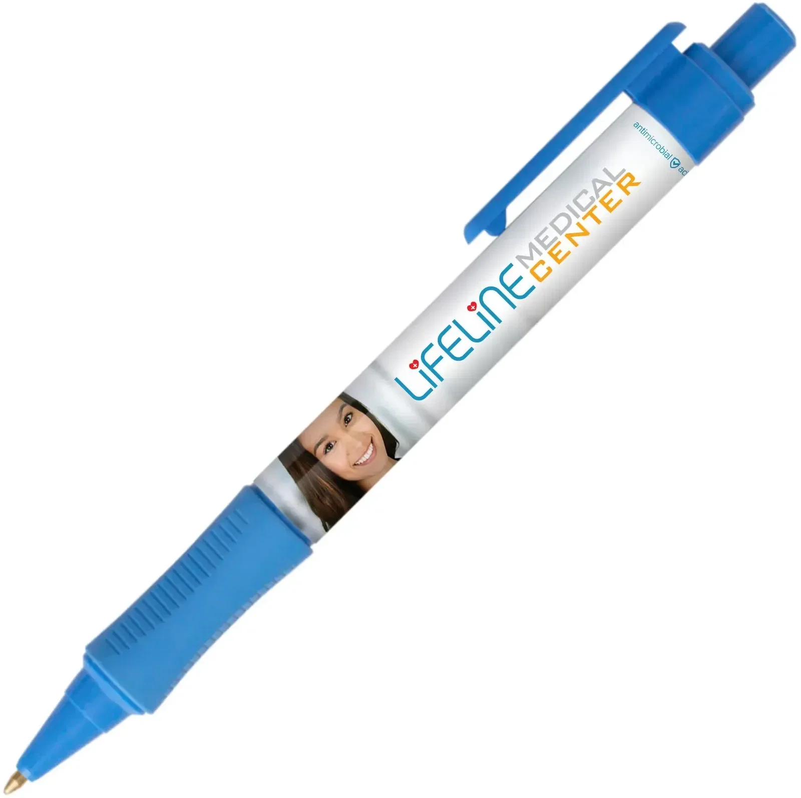 Antimicrobial Additive Grip Pen (Black Ink) — view 4