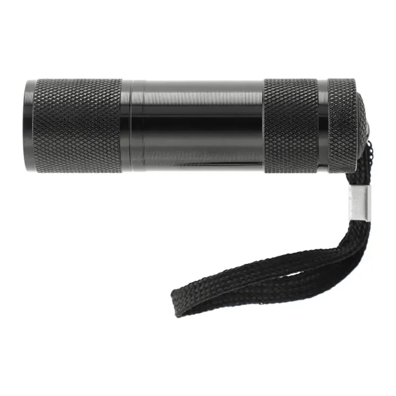 Custom Gripper 9 LED Flashlight with Nylon Strap — view 2