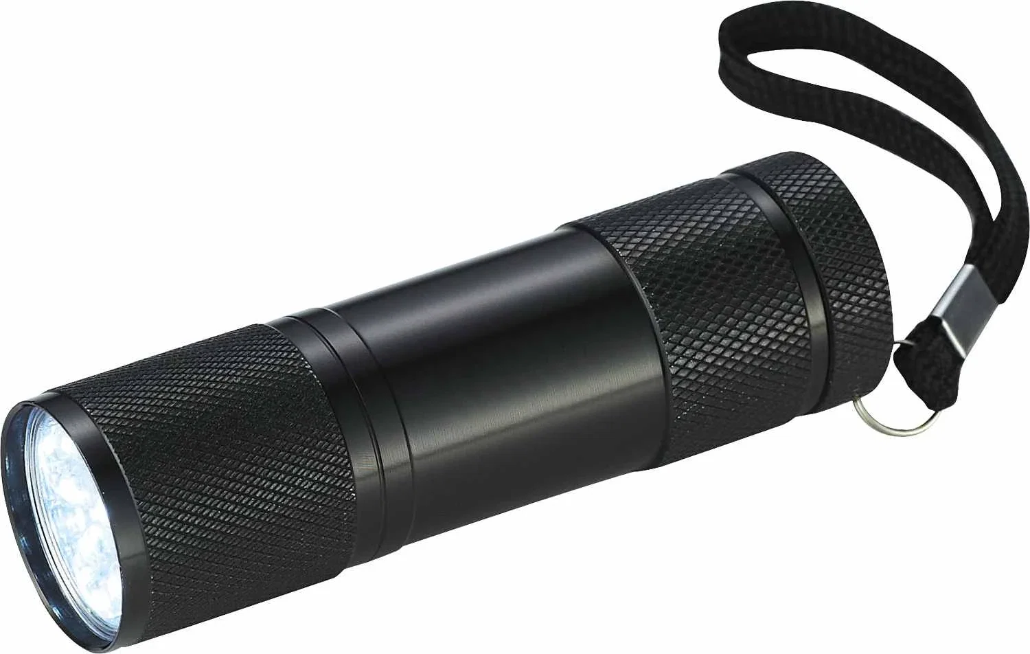Custom Gripper 9 LED Flashlight with Nylon Strap — view 6