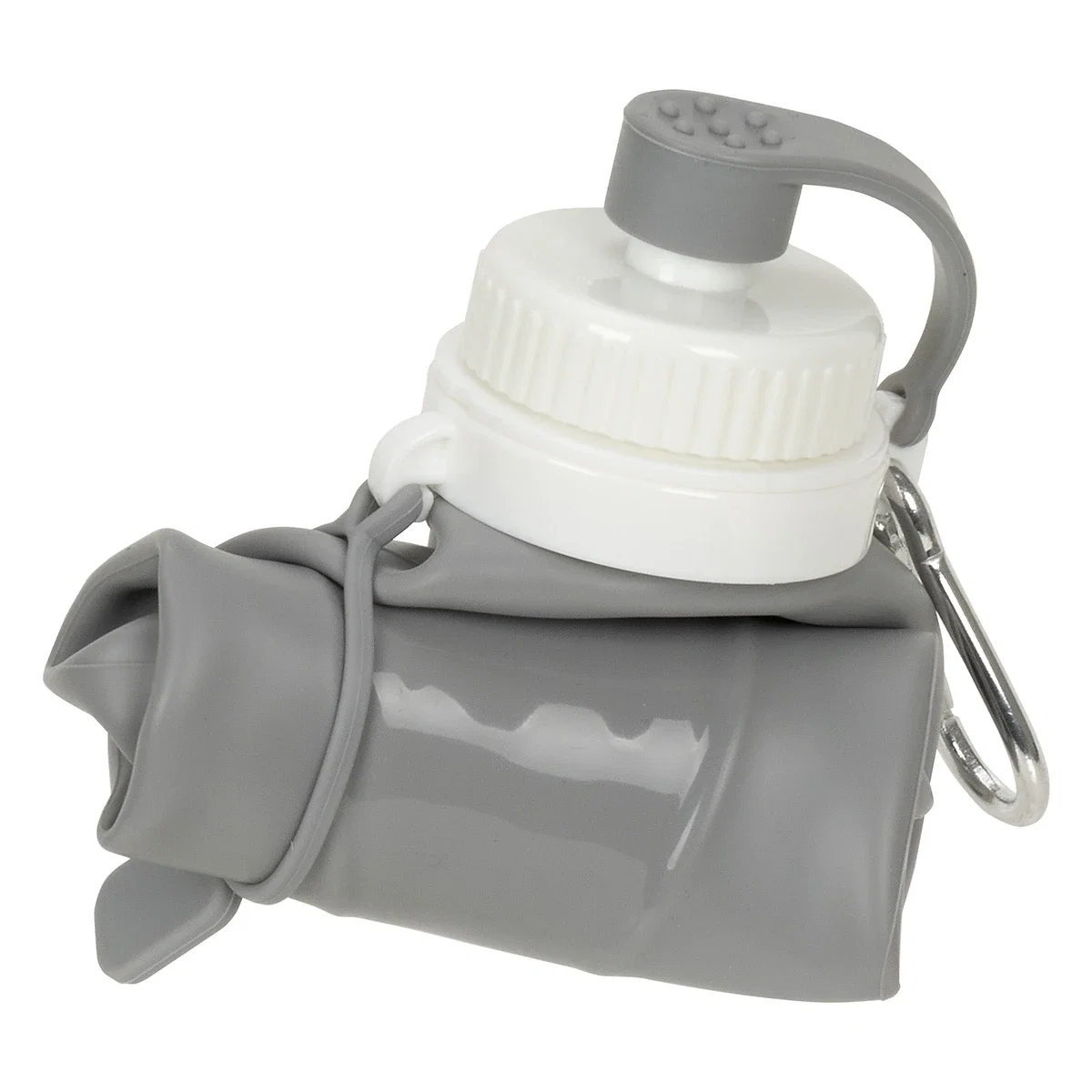 Groove Silicone Bottle shown from the side profile, fully expanded