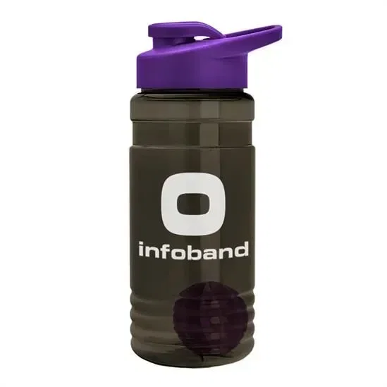 Groove Tritan® Shaker Bottle with Drink-Thru Lid and Mixing Ball (20 oz.) — view 11